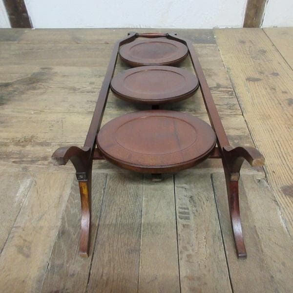 イギリス アンティーク 家具 ケーキスタンド プランツスタンド 英国 6887d