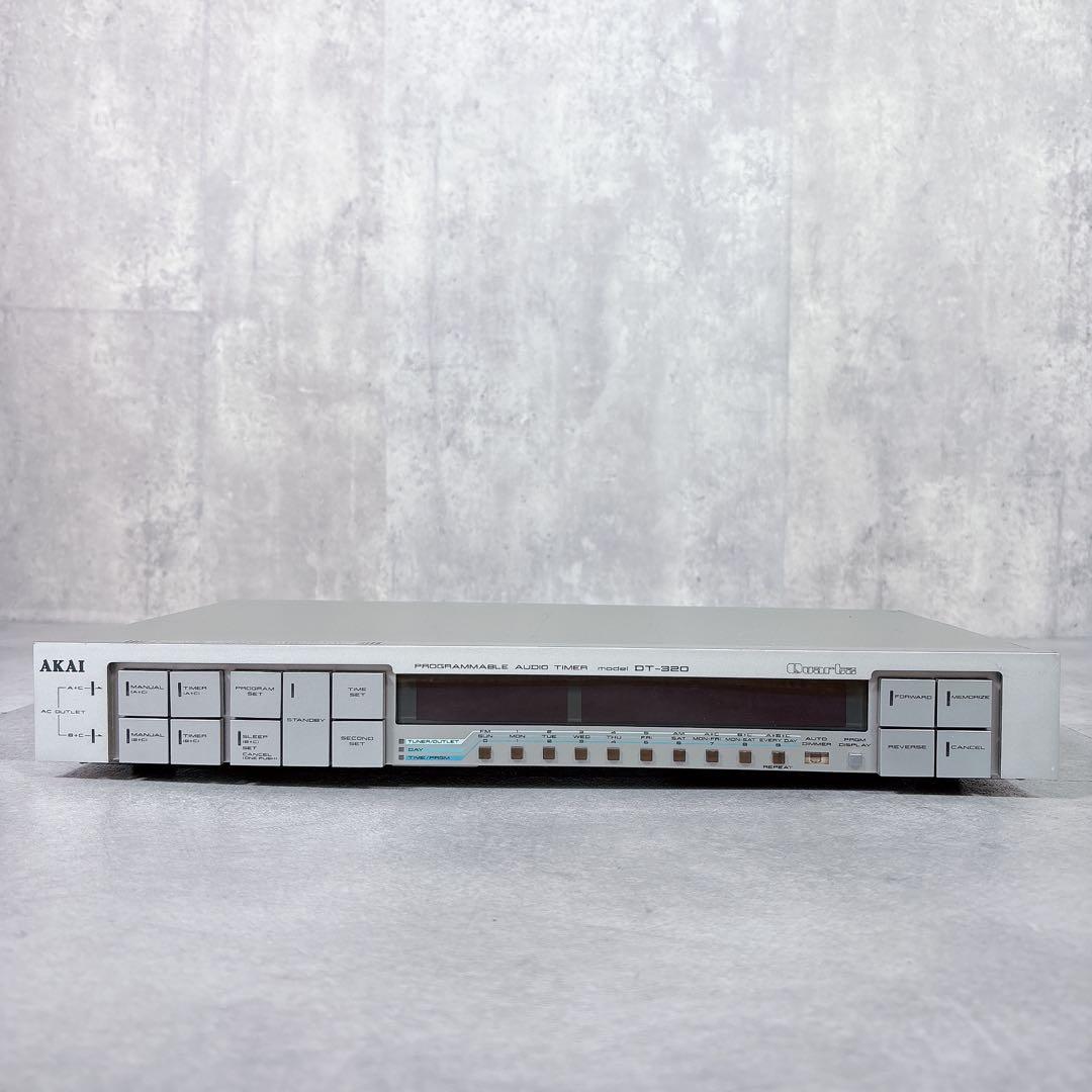 V323 AKAI DT-320 プログラムオーディオタイマー オーディオ機器