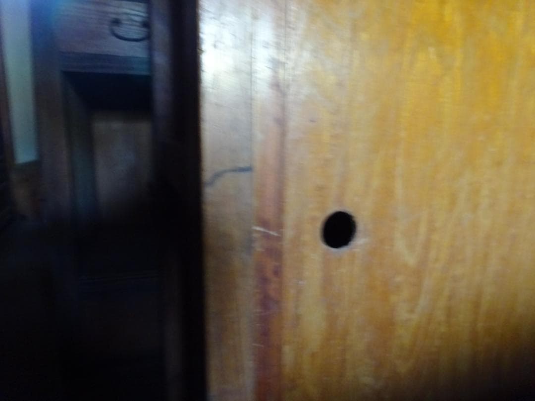 ★最終値 水屋　食器棚　アンティーク　レトロ　古民家蔵出　箪笥　古い家具 訳あり