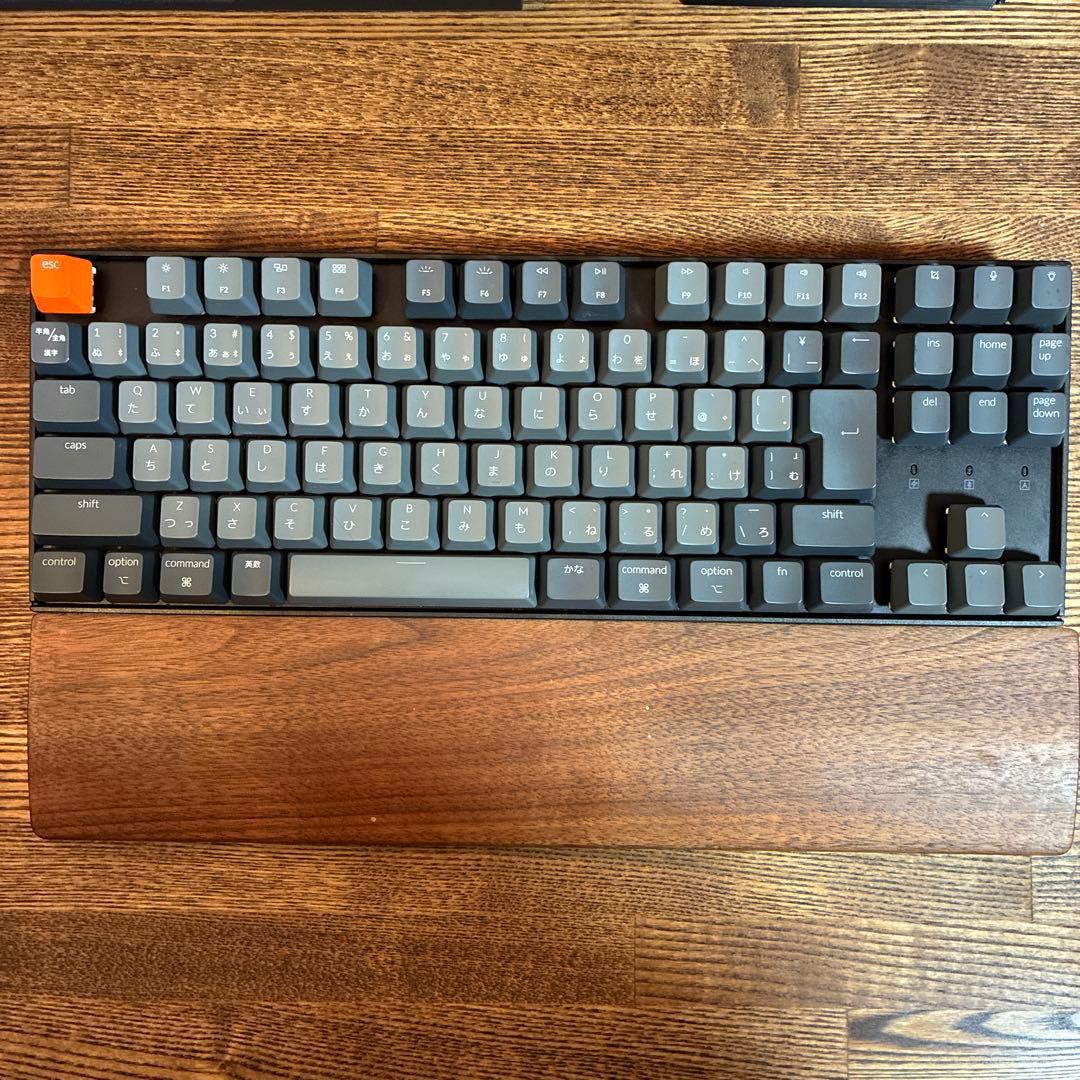 keychron K8 日本語配列 茶軸 White LED 樹脂フレーム