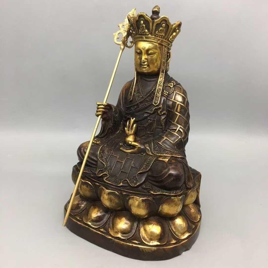 仏教美術 銅像 仏像 地蔵王仏像 家内供養 装飾品 工芸品 置物