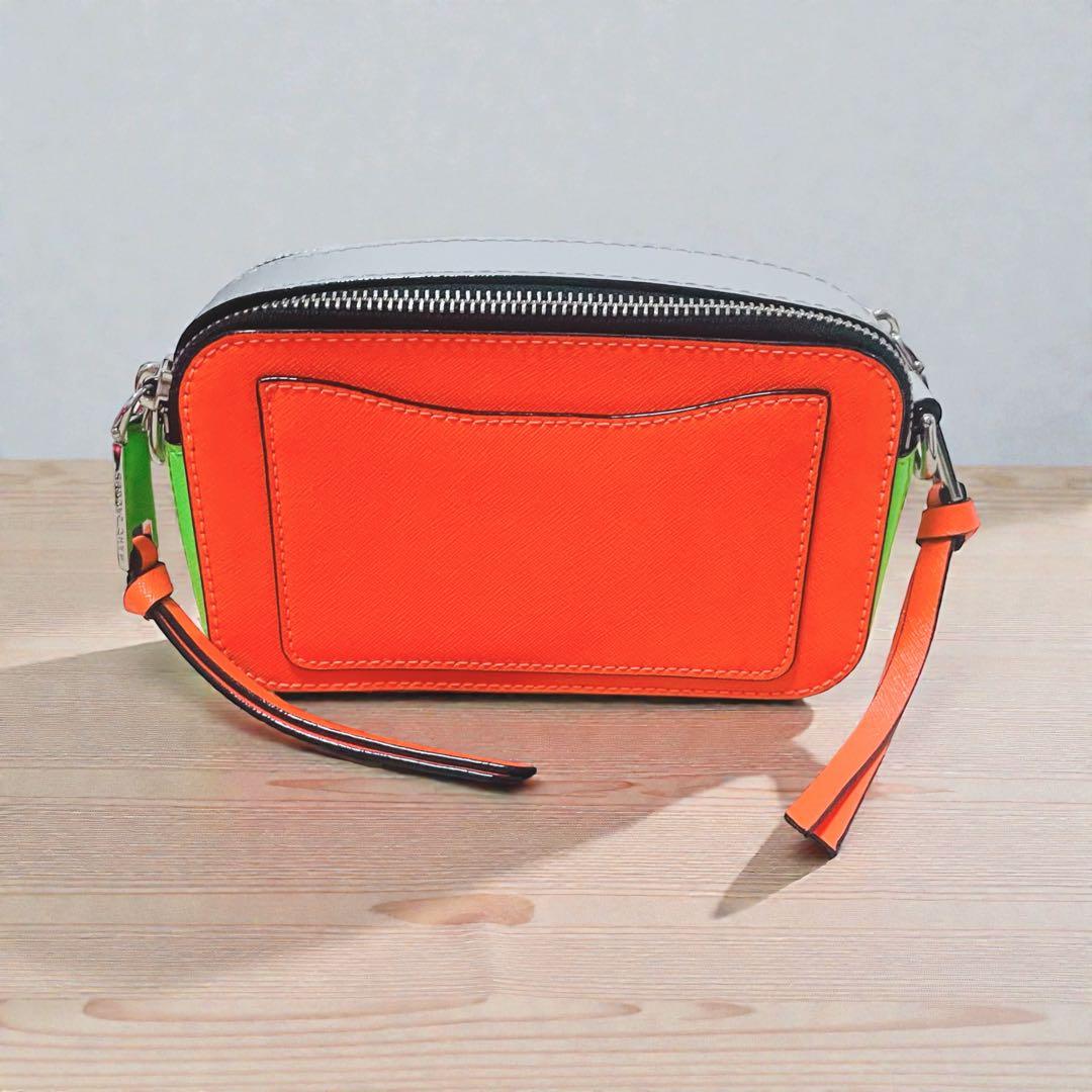 希少‼️MARC JACOBS ショルダーバッグ オレンジ スナップショット