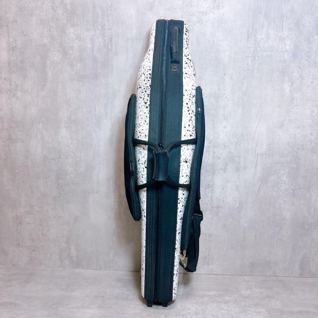 BAGS バリトンサックスファイバーケース キャスター付 ホワイト