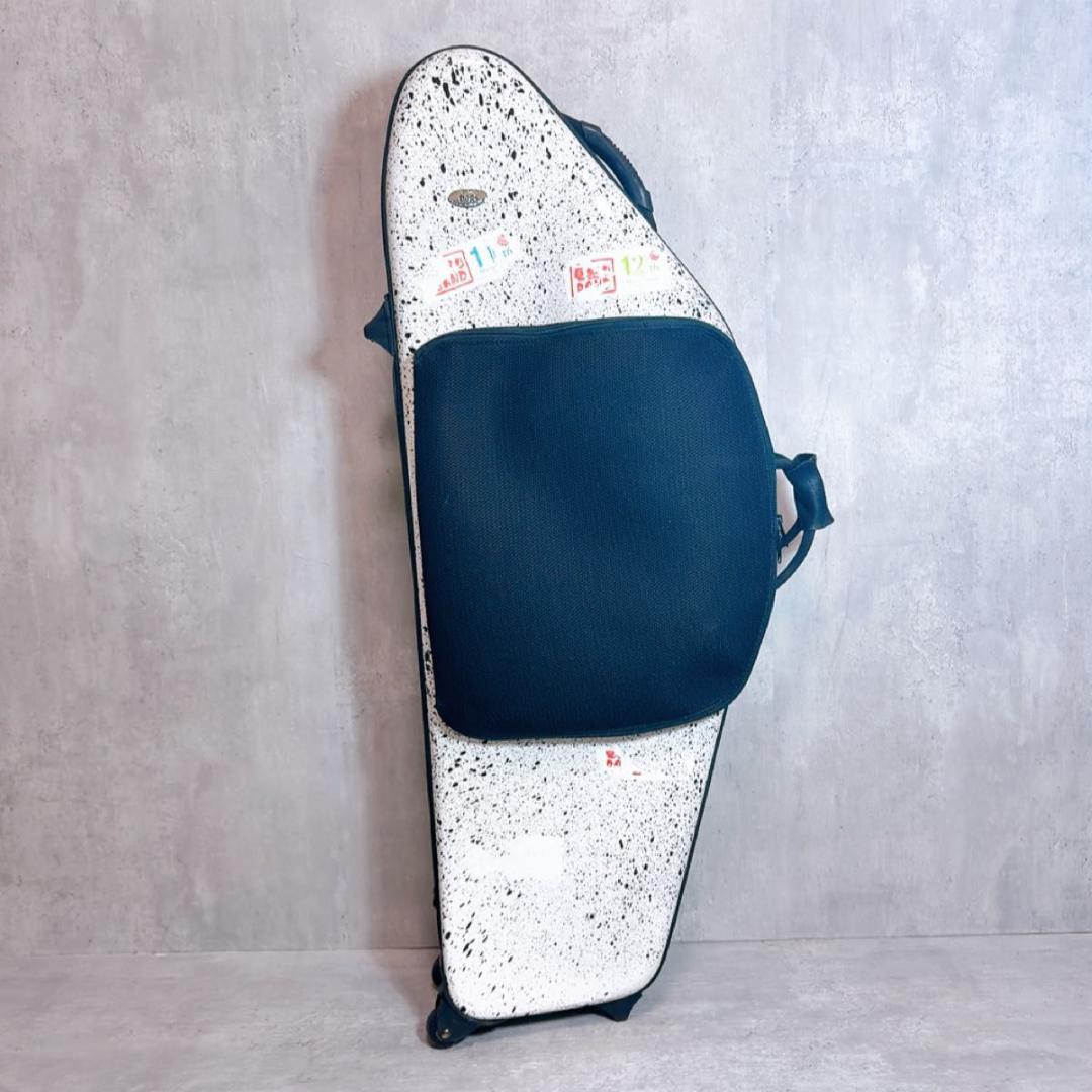 BAGS バリトンサックスファイバーケース キャスター付 ホワイト