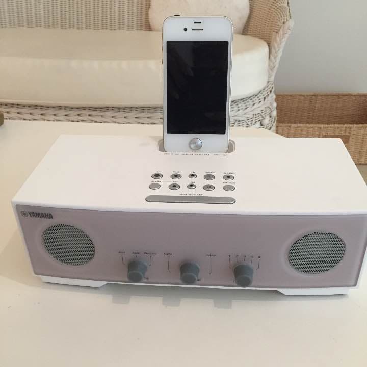 YAMAHA デスクトップオーディオシステムipod、iphone5対応