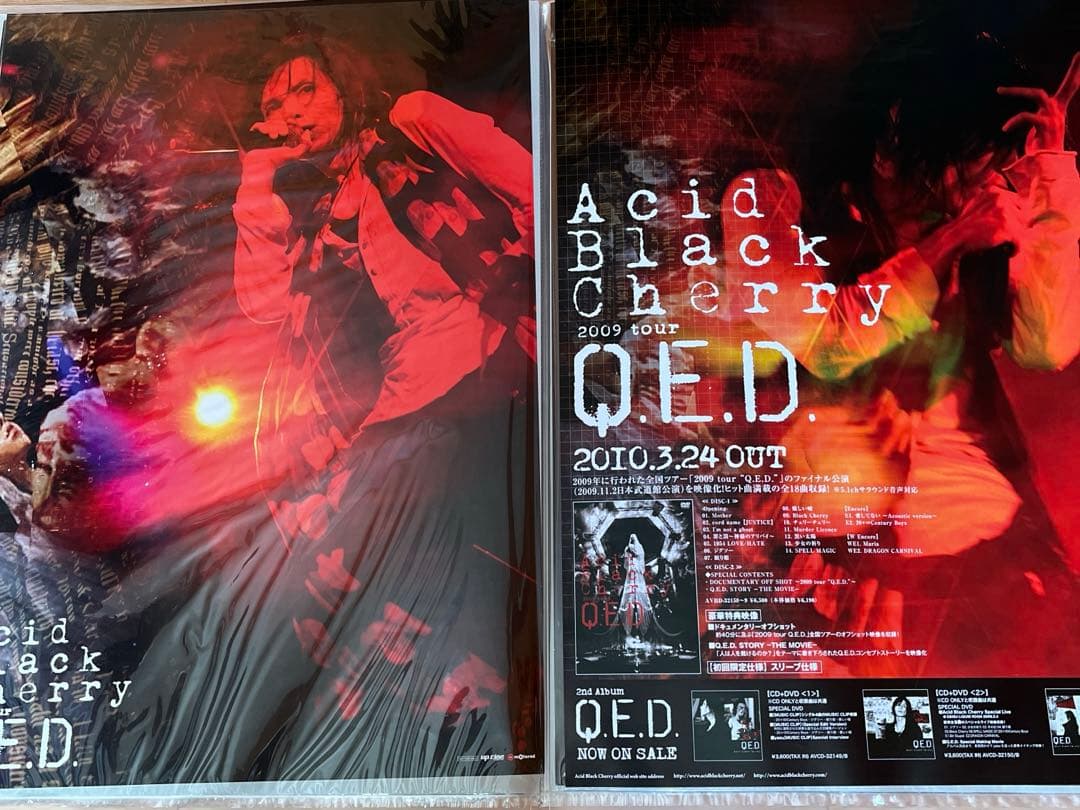 30枚Acid Black Cherry CD予約特典　非売品ポスター　①