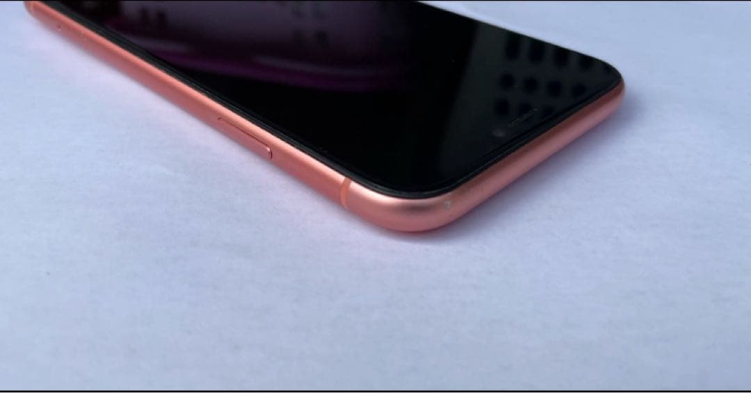 iPhone XR 64GB コーラル SIMフリー 初期化済 即使用OK