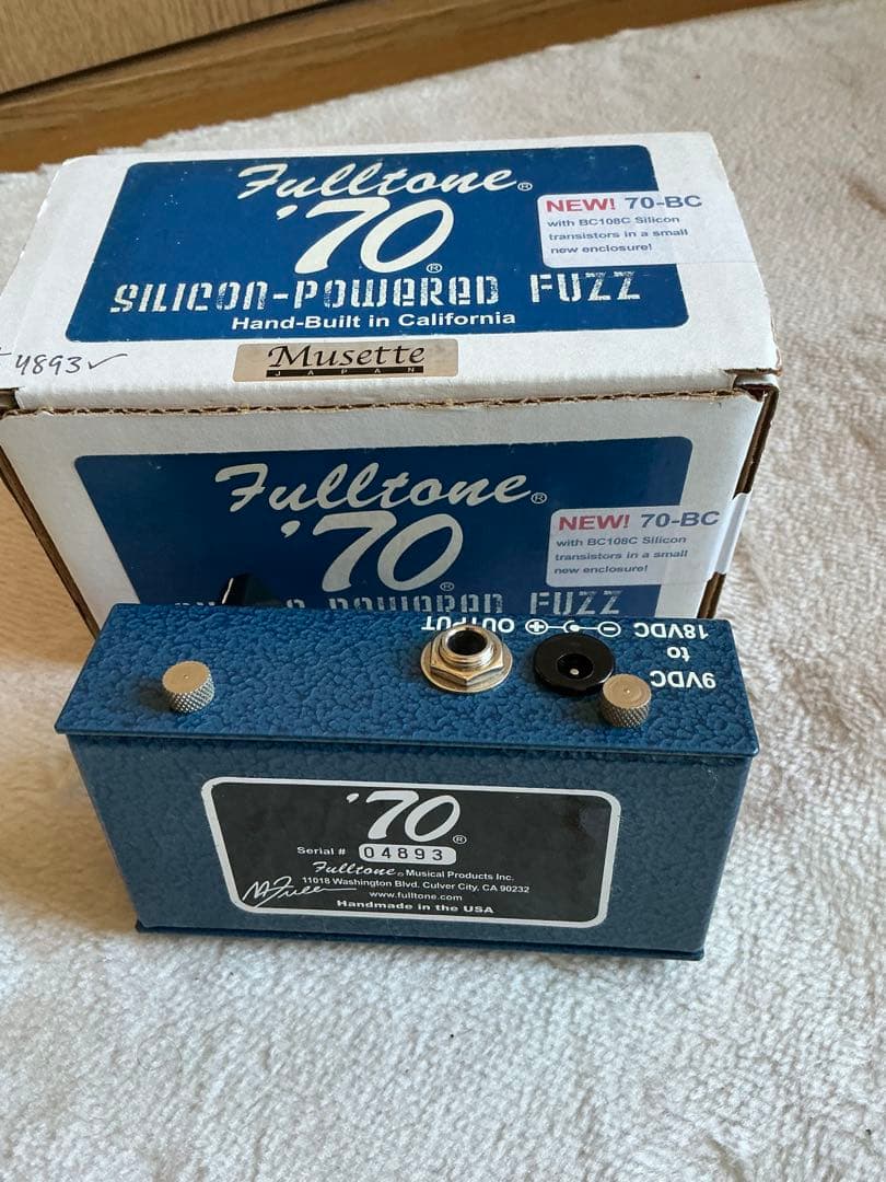 Fulltone 70-BC ファズペダル