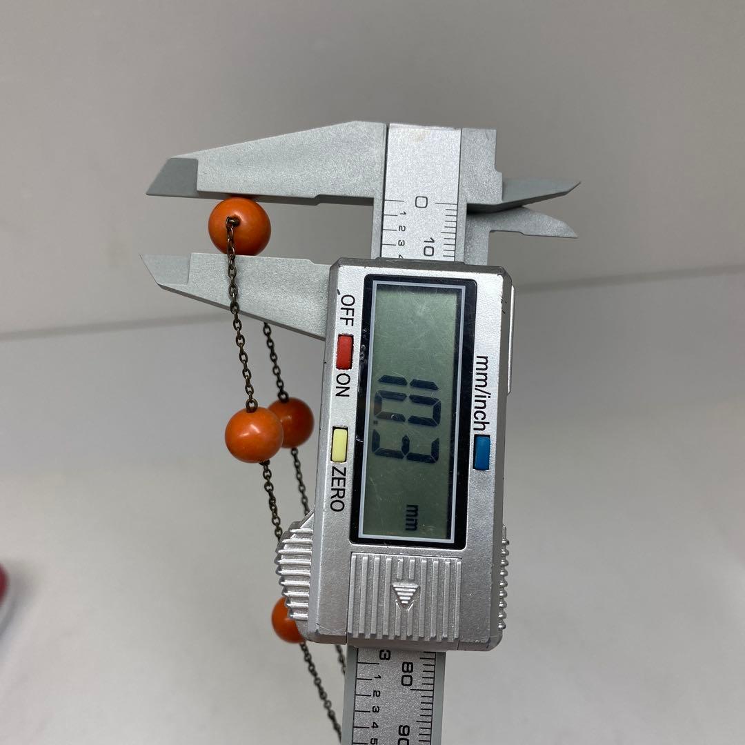 専用　本赤珊瑚　玉珊瑚ネックレス　10g 東さ7-0302☆2F