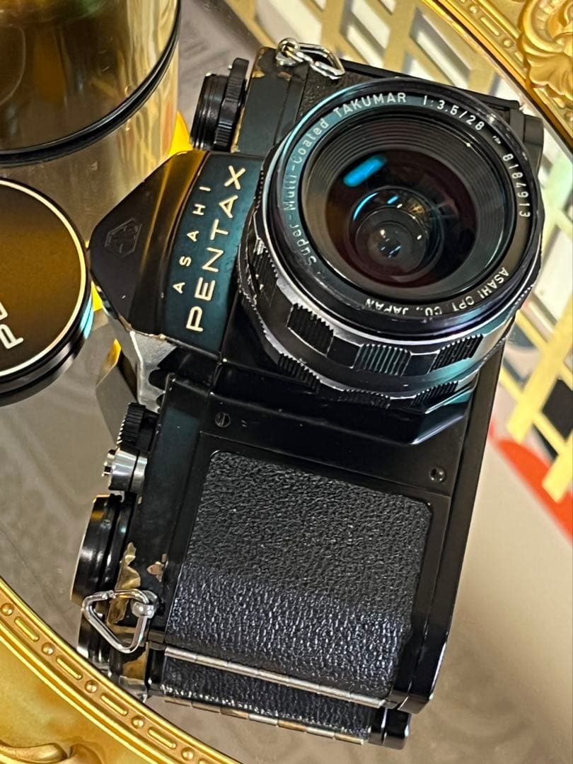 PENTAX SV ブラック + SMC TAKUMAR 28mmF3.5 緑窓