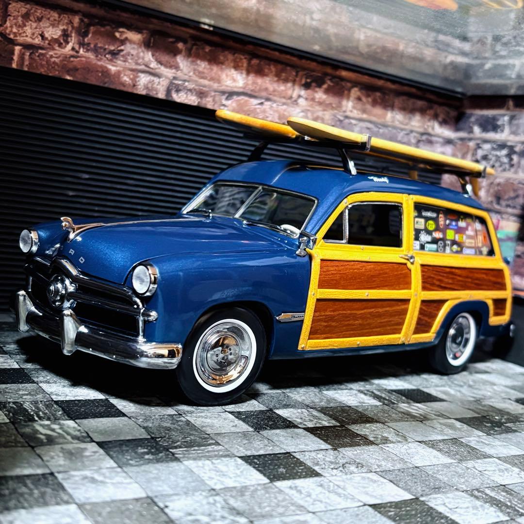 ワンオフカスタム 1/18 モーターシティー 1949 フォード ウッディワゴン