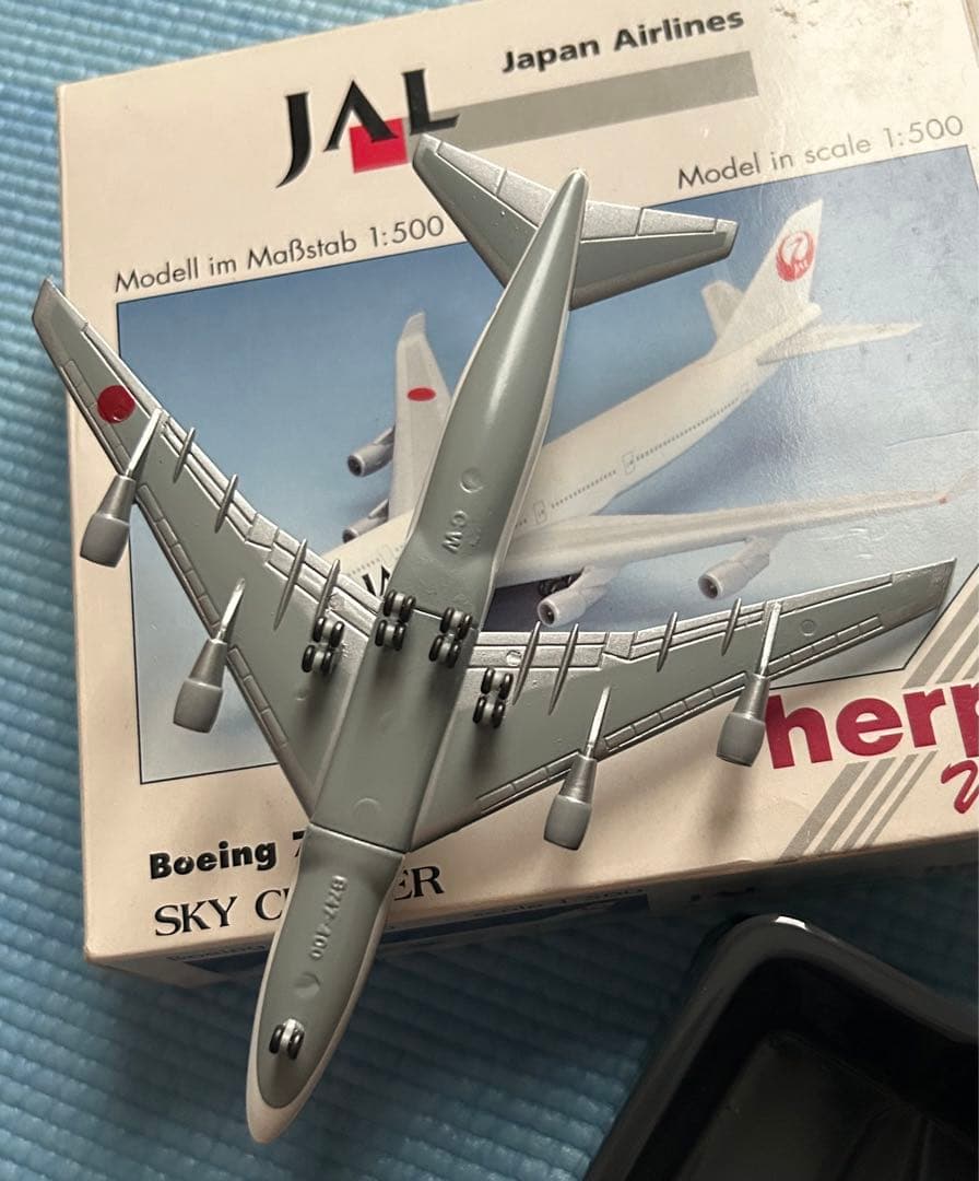 herpa日本航空旧ロゴ♡747-400鶴丸