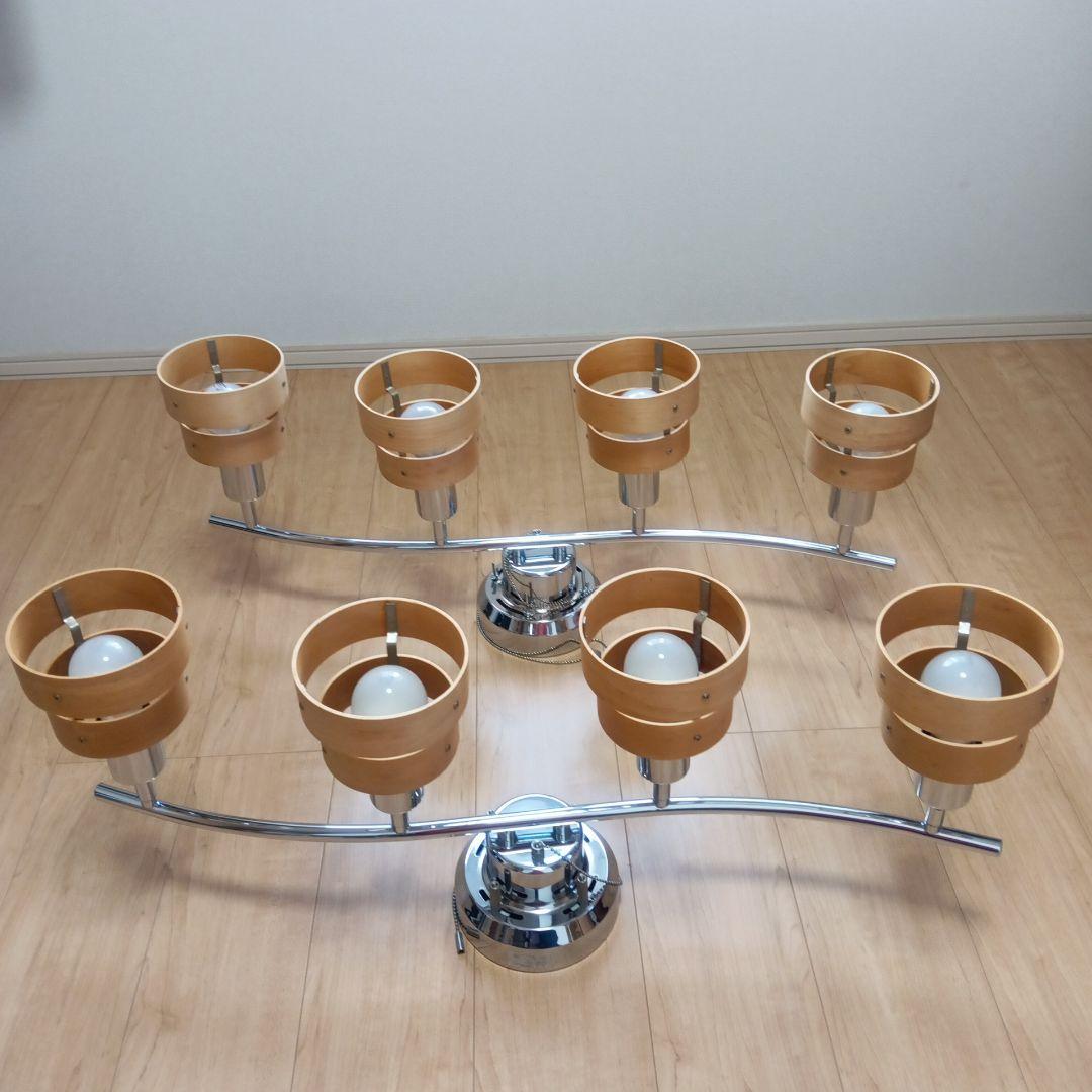 シーリングライト 4灯　2個セット　電球8個付き