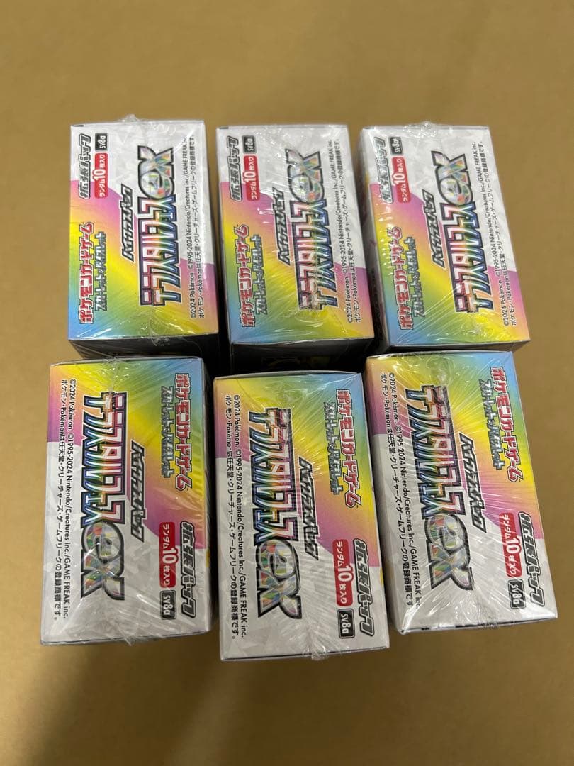 ポケモンカード　テラスタルフェス　6BOX 新品　未開封　シュリンクあり