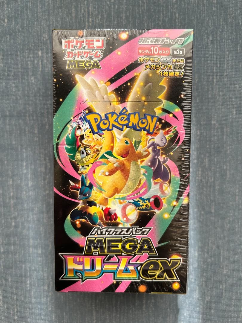 MEGAドリームex シュリンク付 1BOX ポケモンカードゲーム【新品未開封】