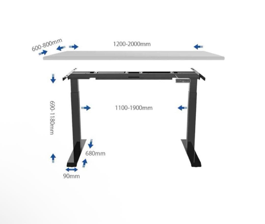 【横浜・川崎】FLEXISPOT スタンディングデスク 電動式昇降デスク EJ2