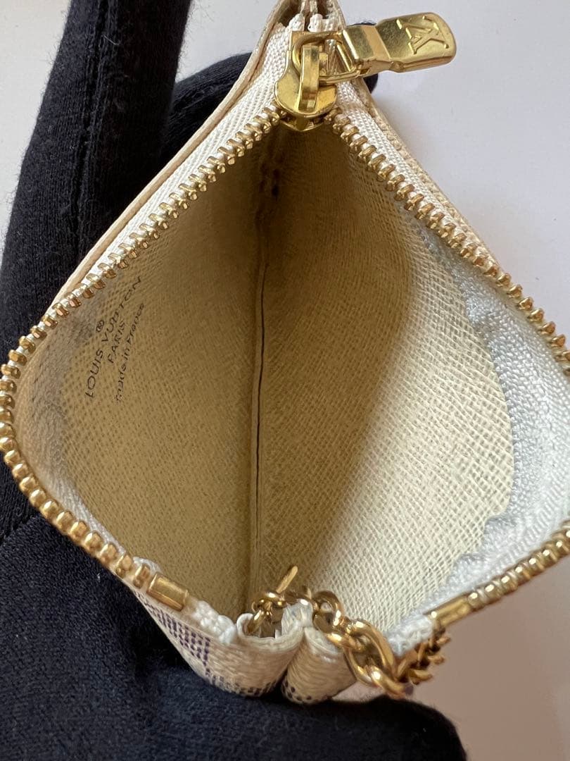 ヴィトン　アズール　ポシェットクレ　ケース　小銭入れ　N62659