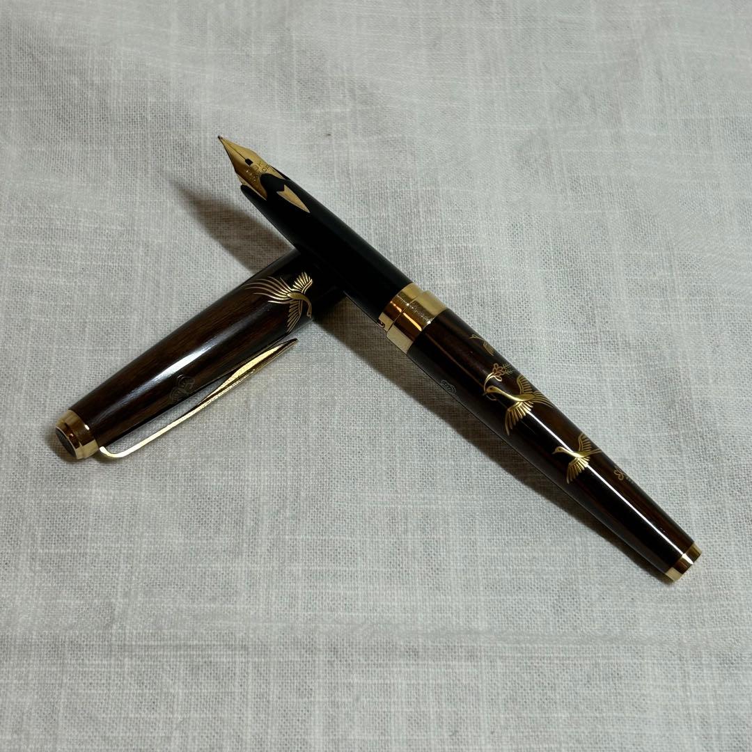 【早い者勝ち】SAILOR セーラー 万年筆 23Kペン先 蒔絵 鶴柄 高級