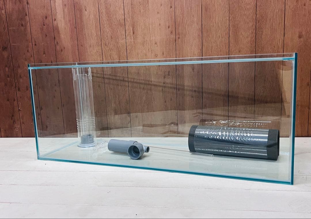 1台限定　特注仕様　900×300×360㎜ オールガラスオーバーフロー水槽