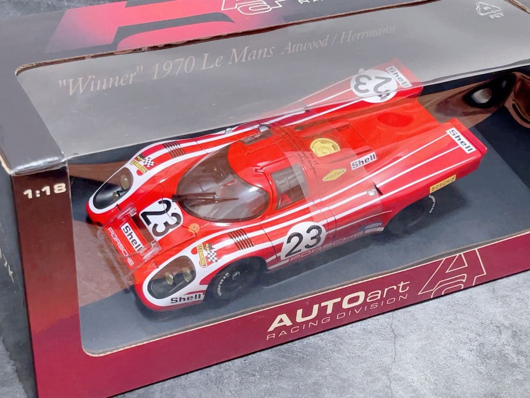 1/18 オートアート　ポルシェ 917K #23 1970 ルマン優勝車　レア