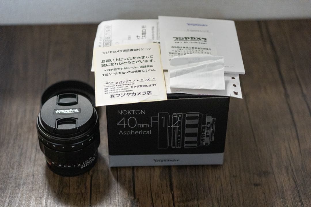 レンズ(単焦点) NOKTON 40mm F1.2 Aspherical E-mount