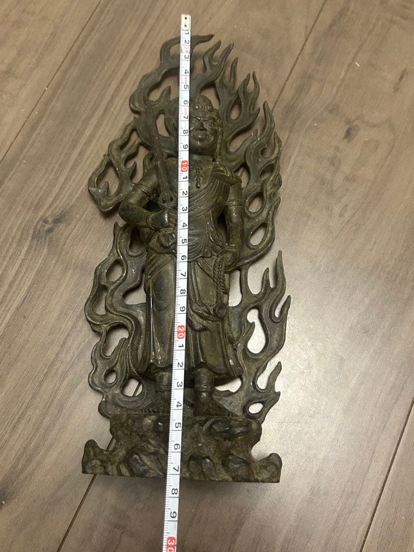 不動明王　仏像　仏師　　守護　厄除け　古銅製 旧家藏出 古董 中国清時代