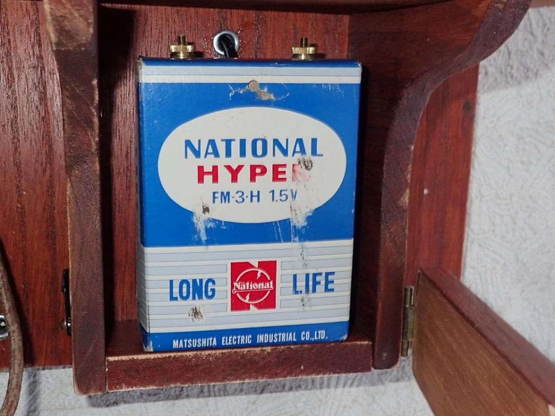 昭和レトロ デルビル磁石式壁掛電話機　ベル（電鈴）鳴ます　アンテーク・インテリア