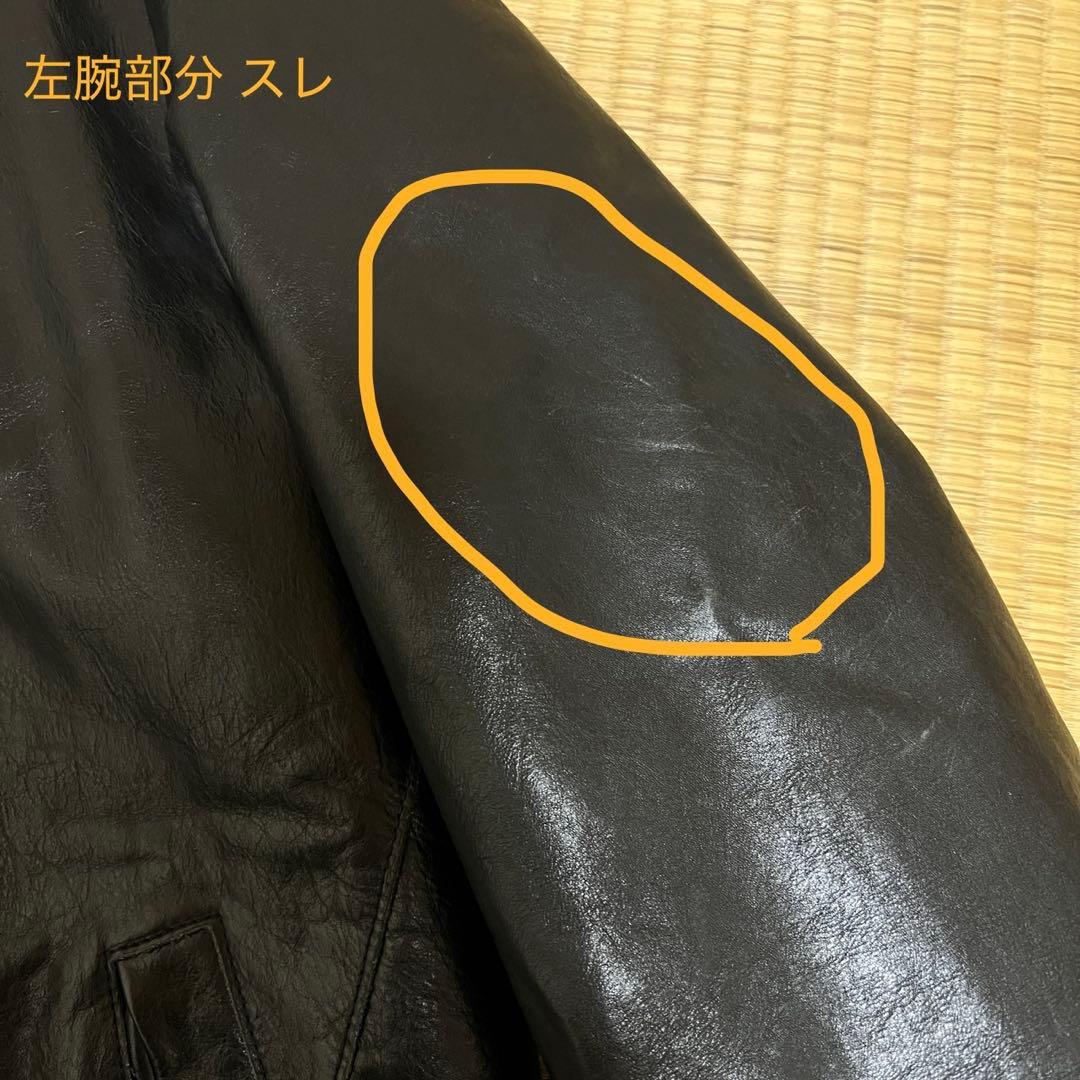 GAP ブラック レザージャケット シングルライダースジャケット