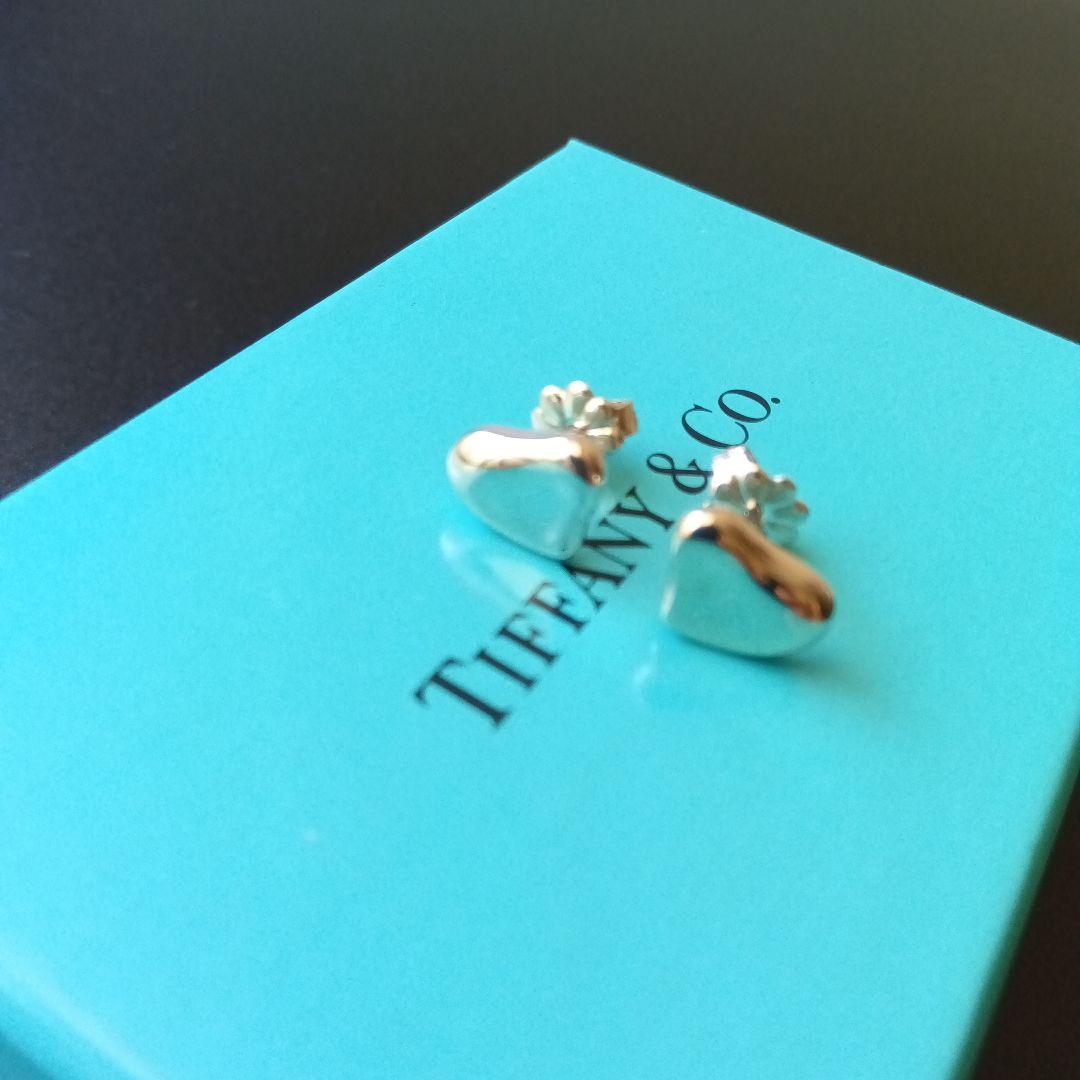 ☆美品☆ティファニー☆フルハ―ト　シルバーピアス925