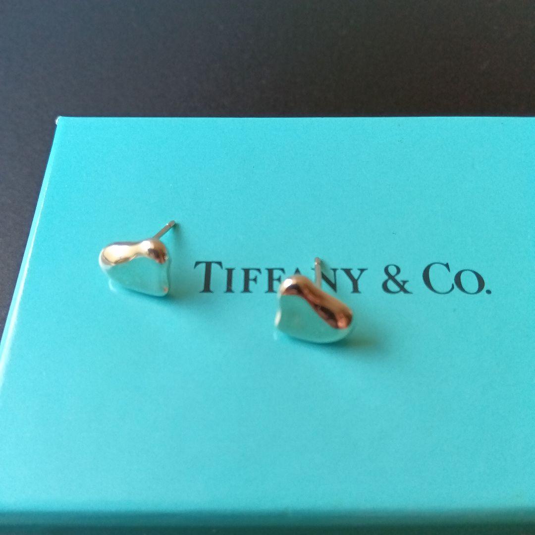 ☆美品☆ティファニー☆フルハ―ト　シルバーピアス925