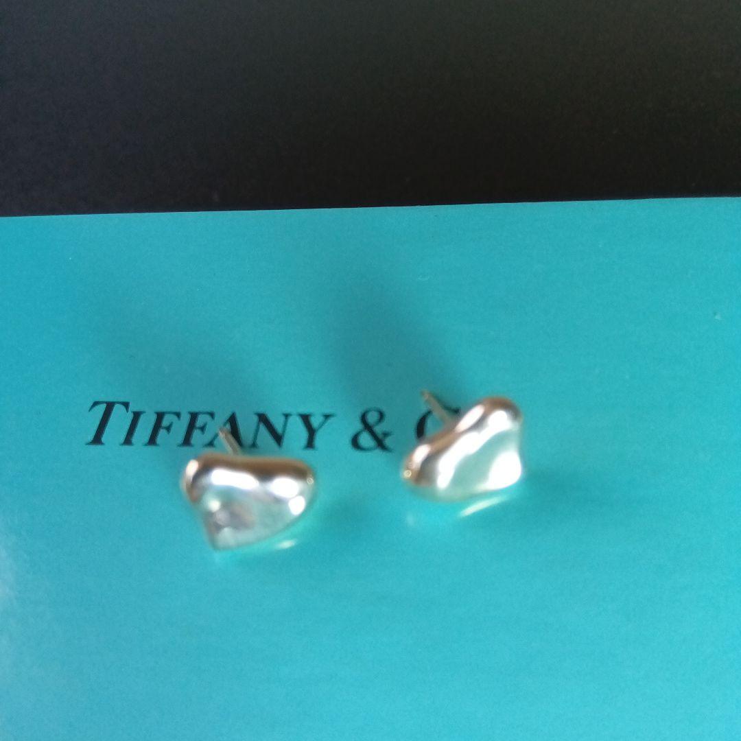 ☆美品☆ティファニー☆フルハ―ト　シルバーピアス925