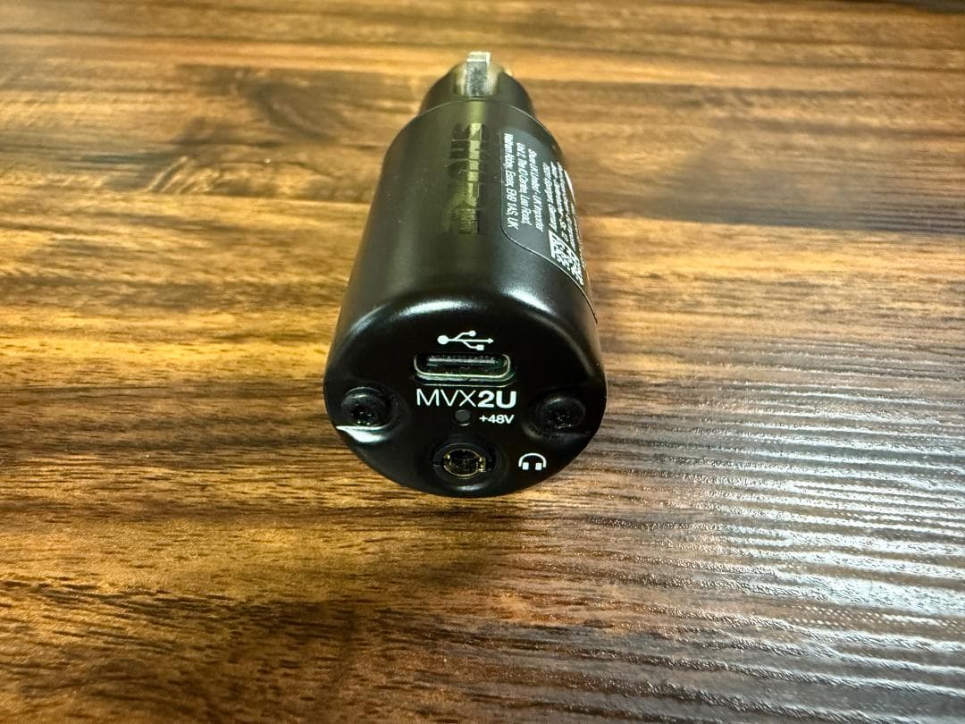 【美品】SHURE MVX2U オーディオインターフェース