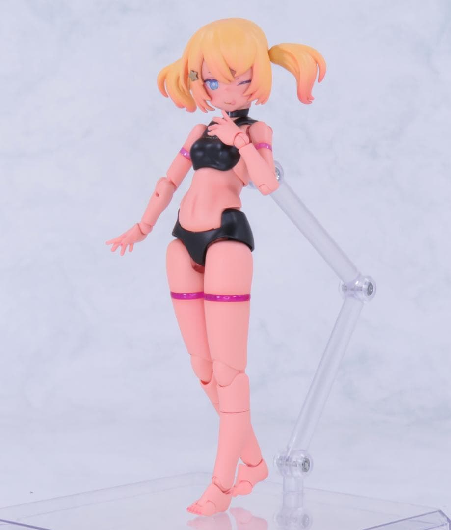 た*ー様 PUNI☆MOFU 黒マオ 改修 全塗装 完成品 コトブキヤ プラモデ