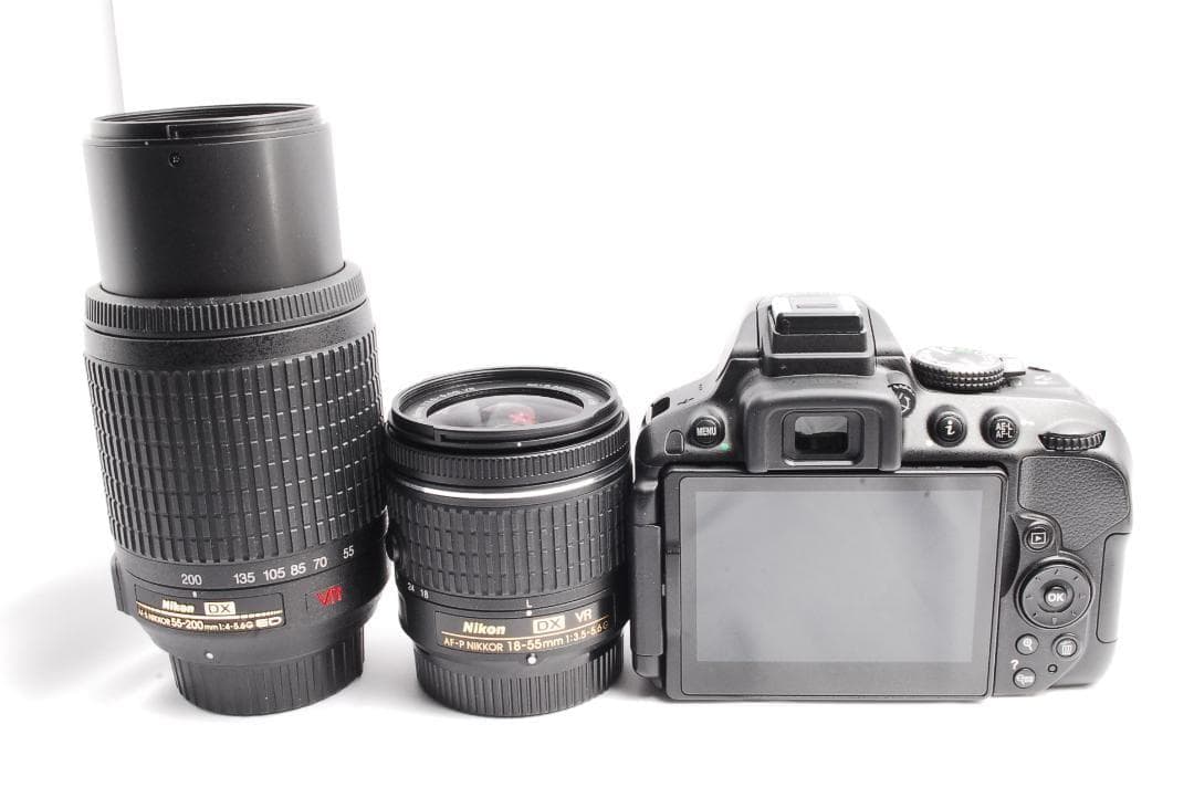 Wi-Fi搭載✨ニコン✨D5300 ダブルレンズ✨一眼レフ✨バッグ付✨