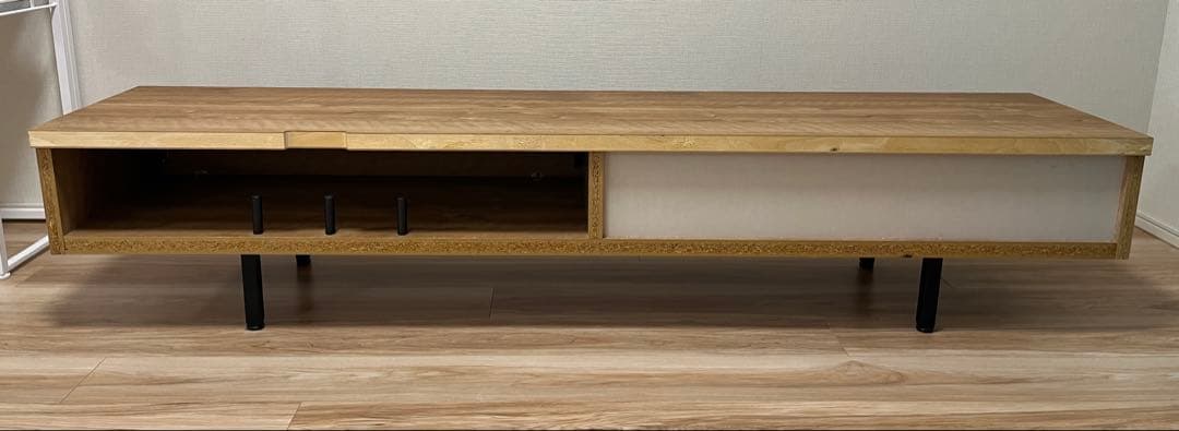 LOWYA【ロウヤ】　ローテレビ台　180cm　シャビーナチュラル