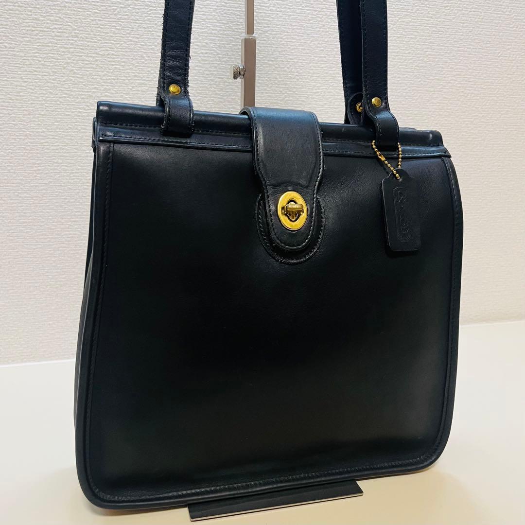 【激レア】OLD COACH USA製 ウィリスバッグ ブラック 肩掛け
