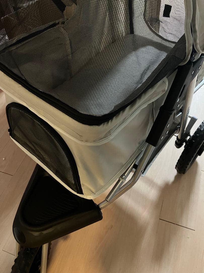 ペットカート 折りたたみ ワンタッチ 中型犬 小物入れ 軽量 組立簡単 介護