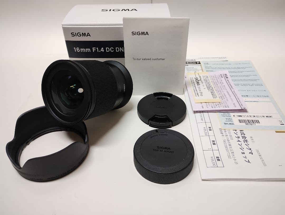 【未使用】シグマ 16mm F1.4 DC DN Contemporary RF