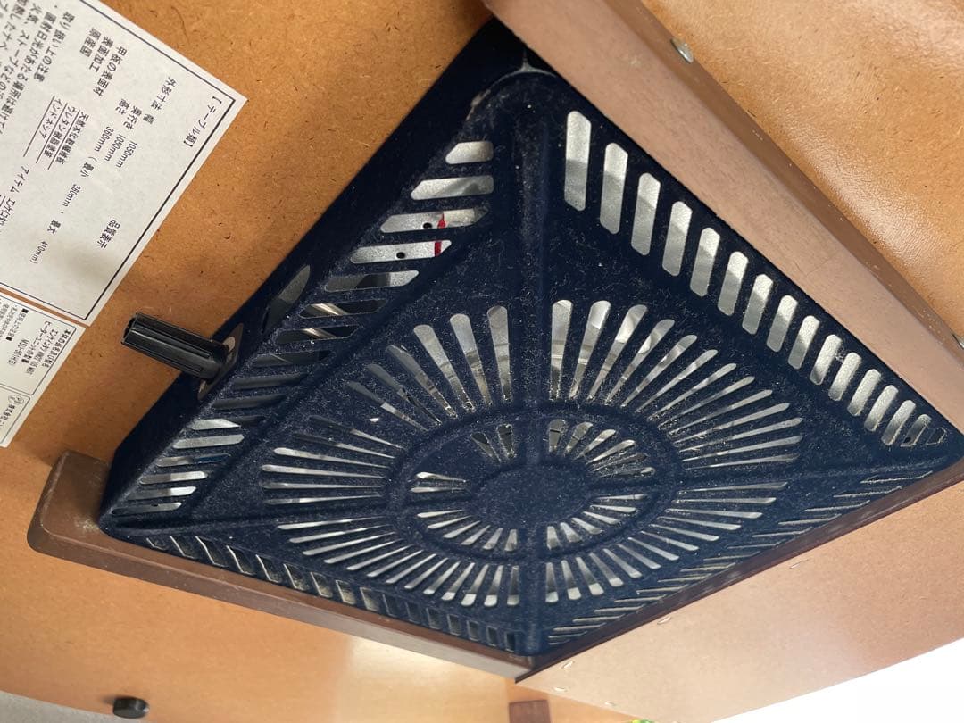 ブラウン円形こたつ