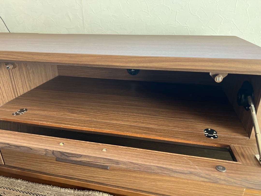 安心の日本製 完成版 テレビ台 ローボード 幅150cm 開き戸 引き出し