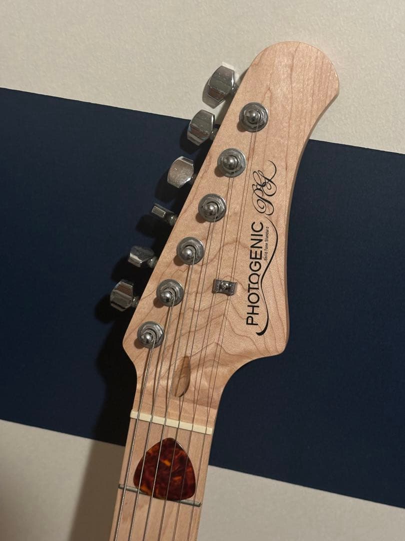 PHOTOGENIC エレキギター アイボリー ケースセット