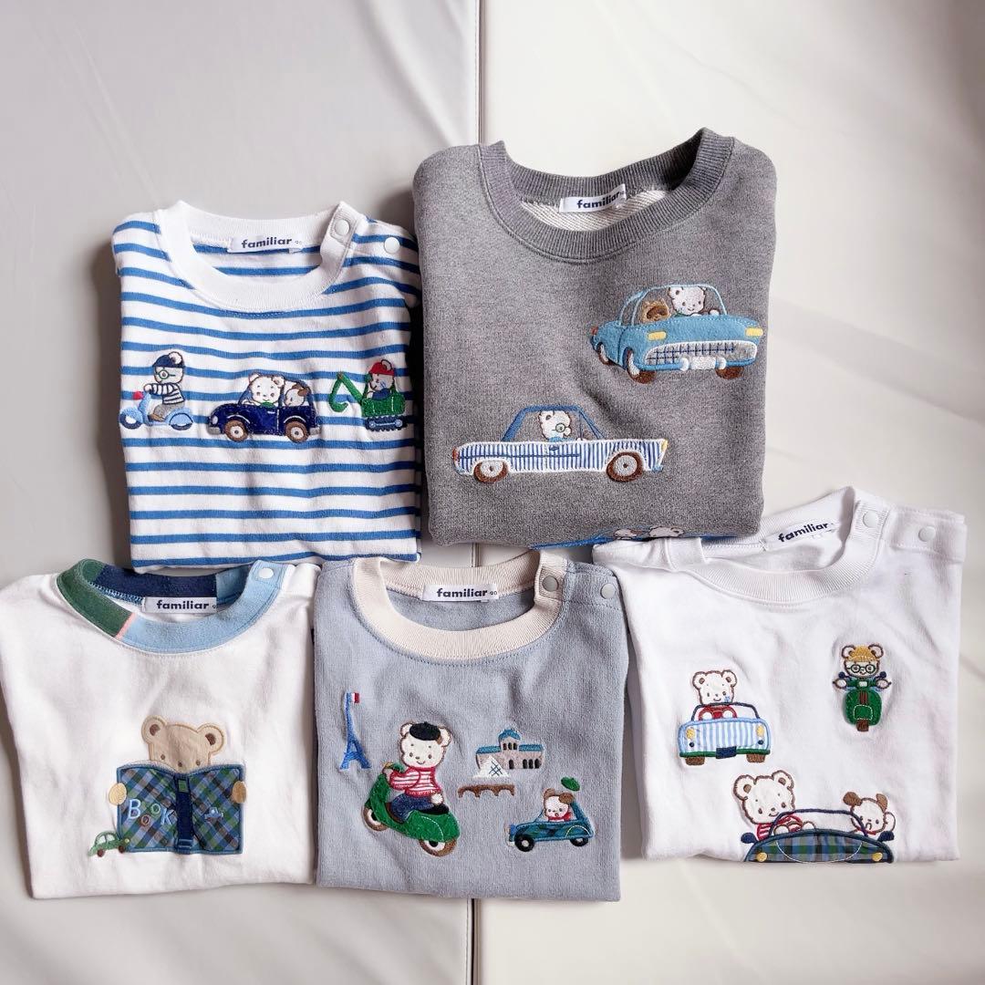 ファミリア　Tシャツ　長袖シャツ　90.100サイズ