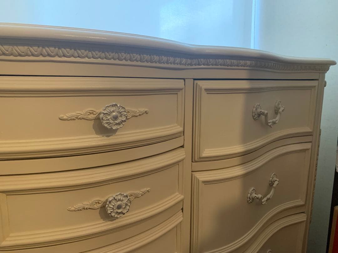 ジェシカマクリントック ロマンスコレクション 10ドロア チェスト　白　ホワイト