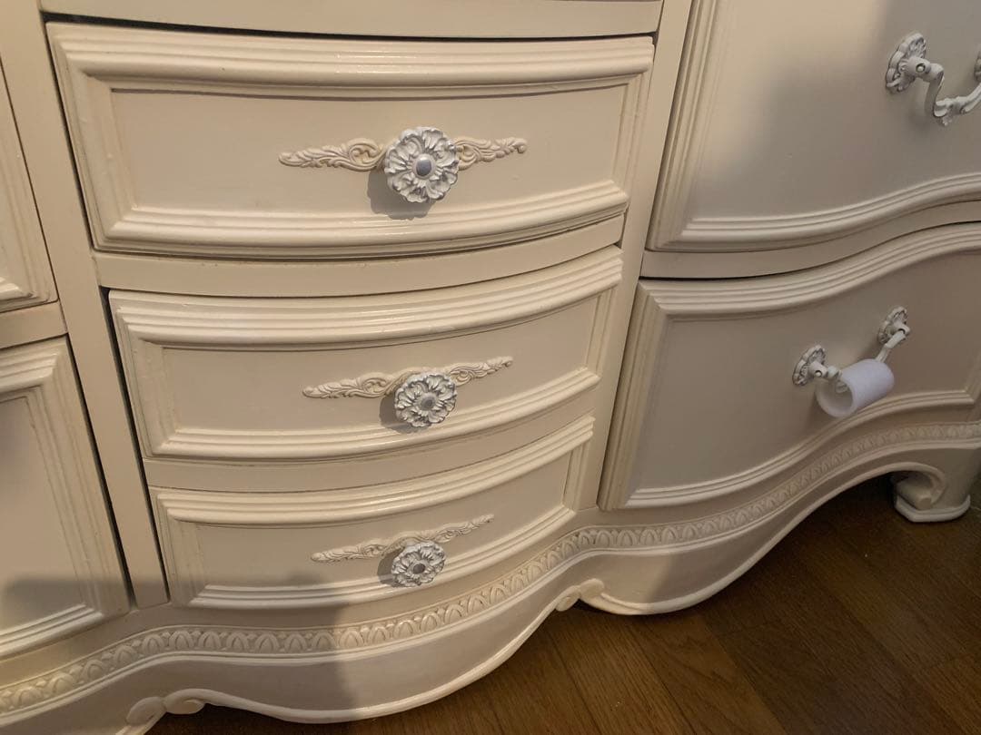 ジェシカマクリントック ロマンスコレクション 10ドロア チェスト　白　ホワイト