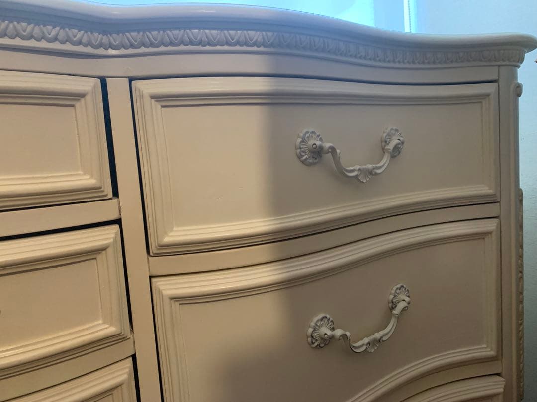 ジェシカマクリントック ロマンスコレクション 10ドロア チェスト　白　ホワイト