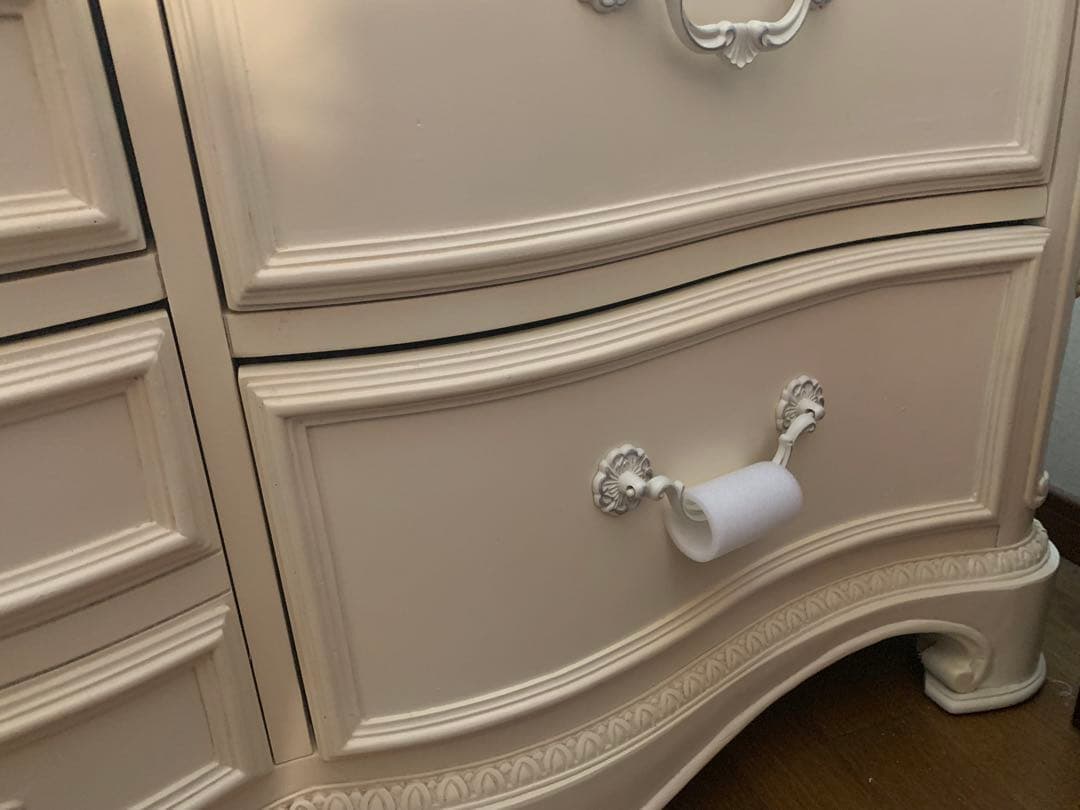 ジェシカマクリントック ロマンスコレクション 10ドロア チェスト　白　ホワイト