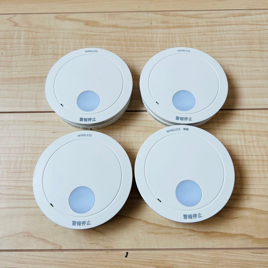 パナソニック 煙親器1、煙子器3、　4個セット　火災報知器　住宅用警報器