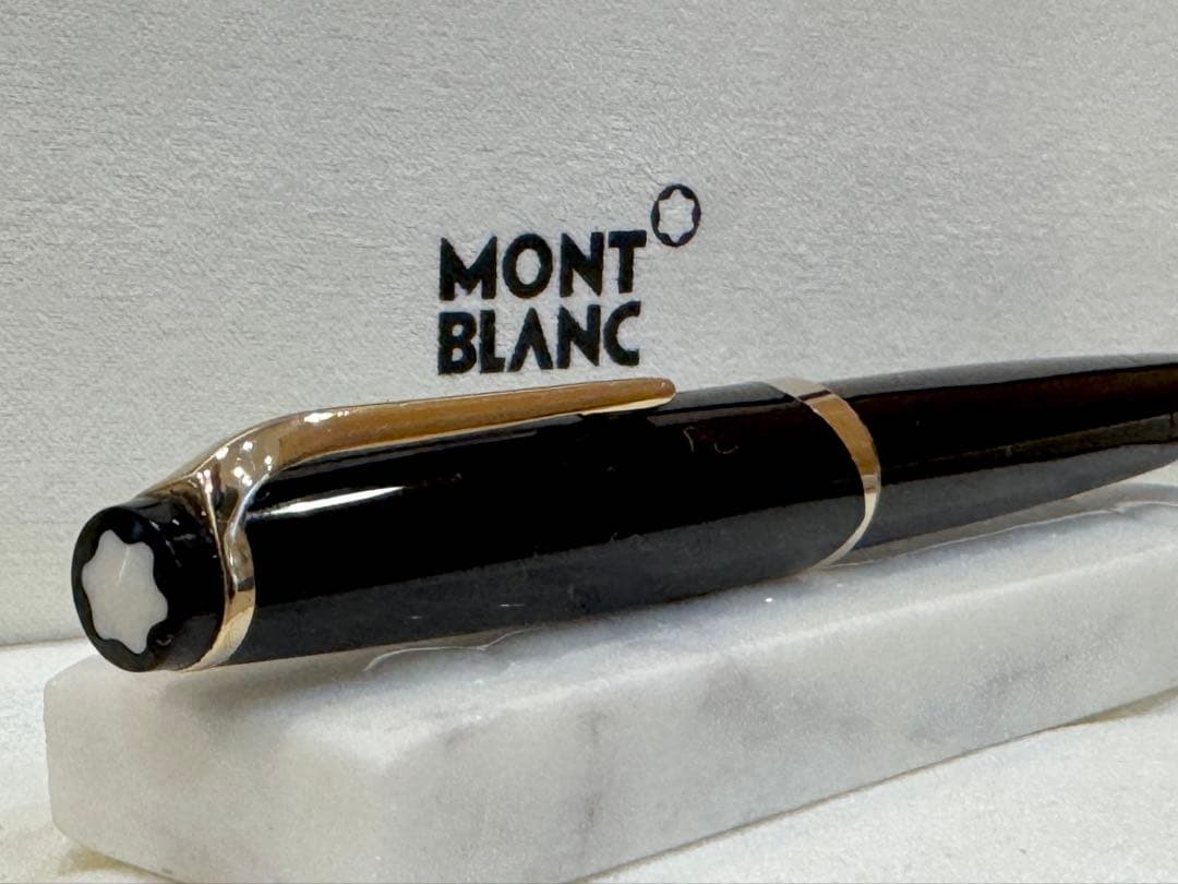 【極美品】モンブラン万年筆 No12 1960s ペン先18c 750 ブラック