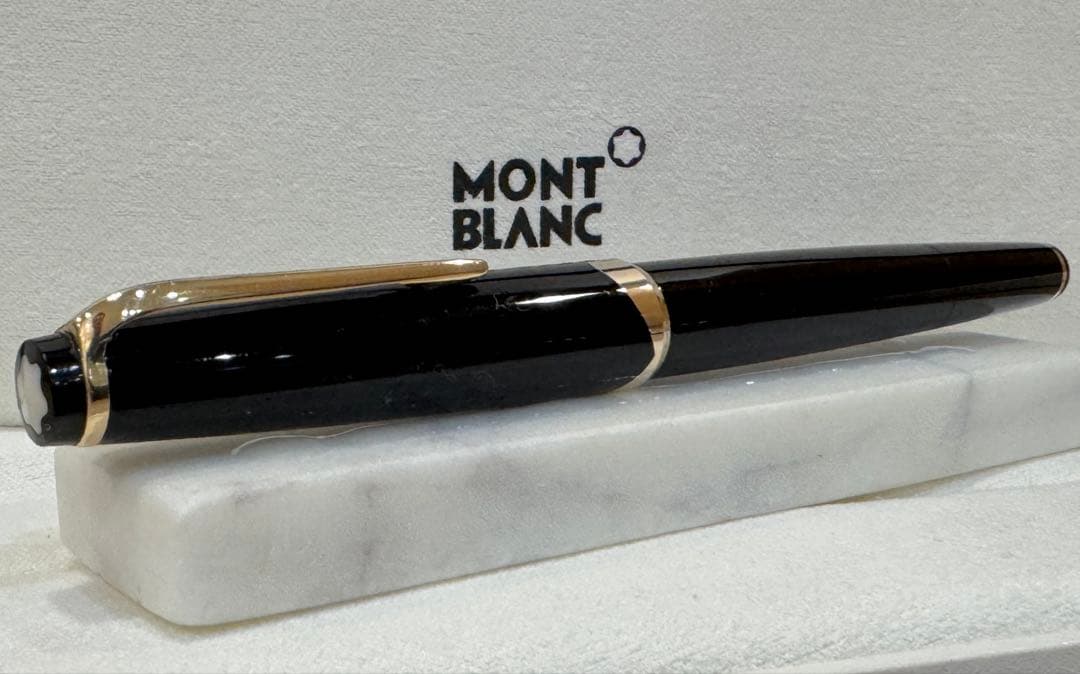 【極美品】モンブラン万年筆 No12 1960s ペン先18c 750 ブラック