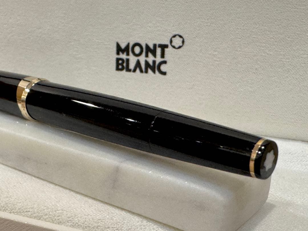【極美品】モンブラン万年筆 No12 1960s ペン先18c 750 ブラック